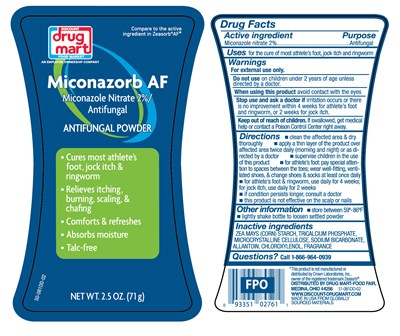 Carton (Discount Drug Mart Miconazorb Anti Fungal Powder 50 081dd 02 51 081dd 02)